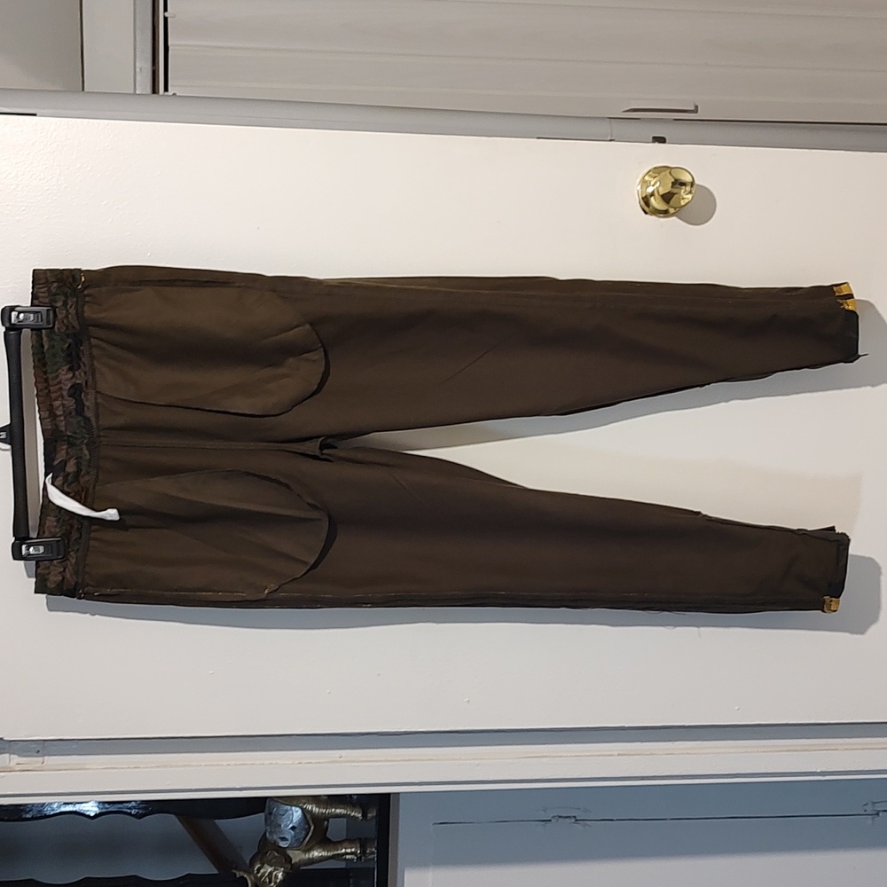 Rebel Minds Men Camouflage Gold Stripe Track Pants - Picture 7 of 8